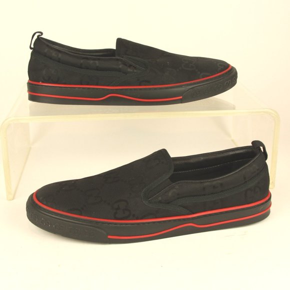 Gucci Men's Slip On Tennis Sneaker Like Shoes New - Picture 3 of 10